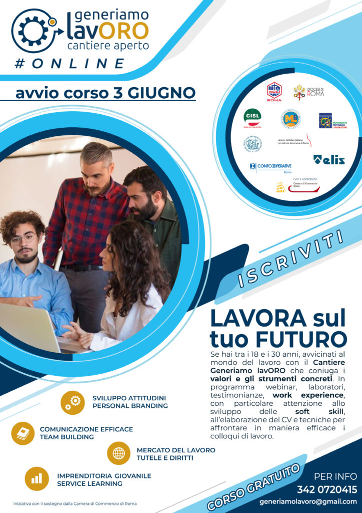 volantino Cantiere Generiamo Lavoro